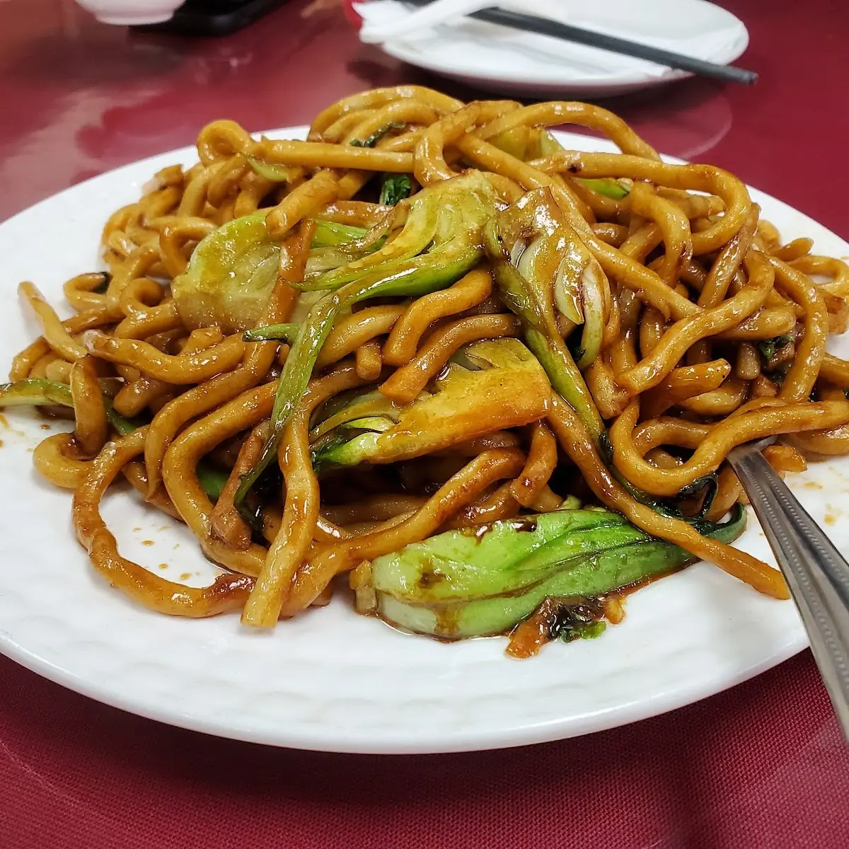 shanghai style chow-mein l13 上海粗炒面